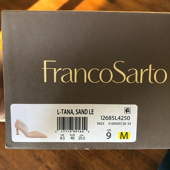 Franco Sarto Women's L-tana Pump – Pointed Toe, D'Orsay Style, 3 Inch Heel – Dress Pumps For Work & Parties - View #4